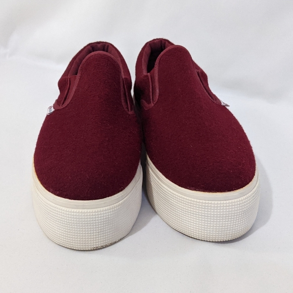 Superga Wool Blend Platforn Slip on Sneakers - Picture 2 of 10
